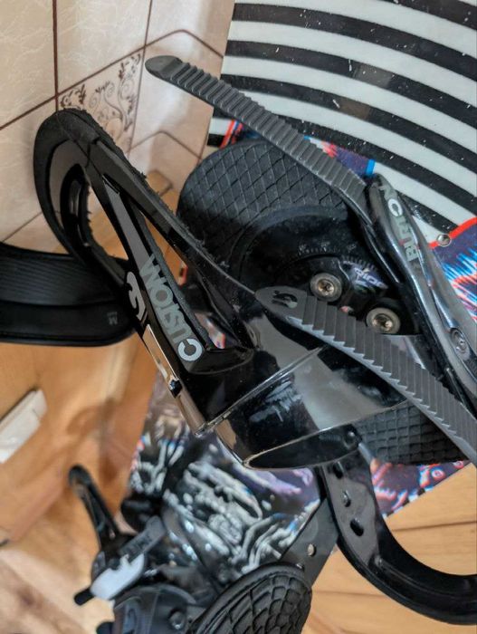 Сноуборд Ride DH2 155см, Креплени Burton, Ботинки Salomon комплект