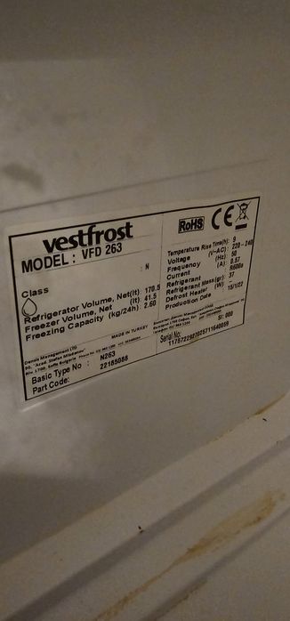 Хладилник Vestfrost VFD 263