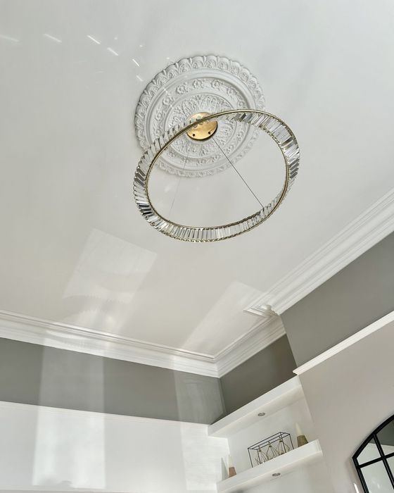 NOU Candelabru "LED ROSENDE", metal, auriu