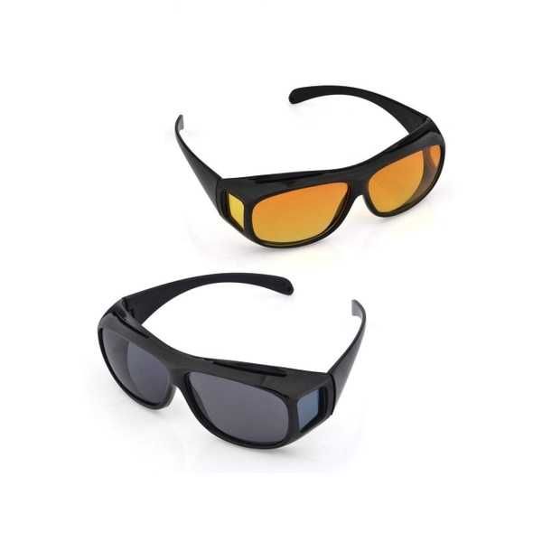 Set 2 perechi ochelari pentru condus de zi - noapte HD Vision