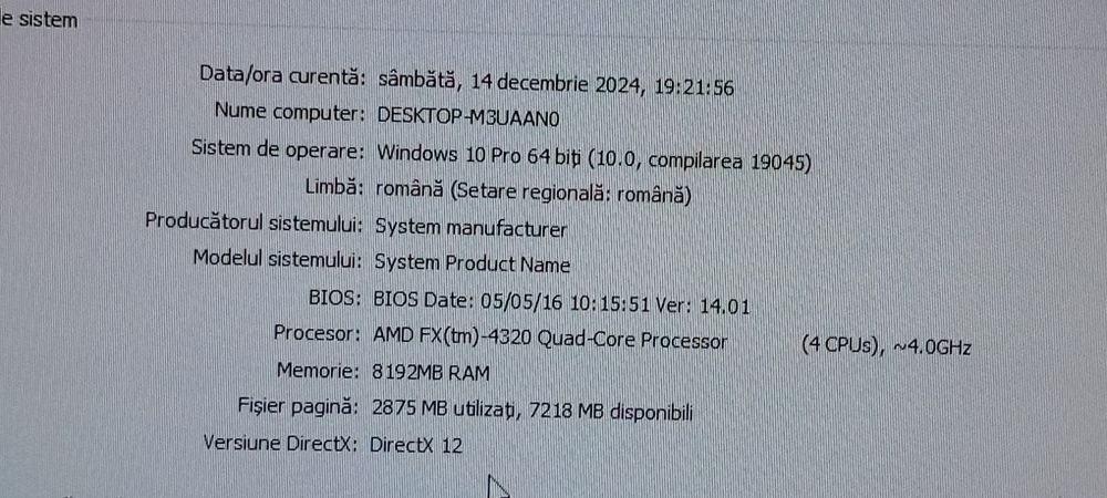 Pc de vanzare cu placa de retea răspund pe dau clip sa arat ca functio