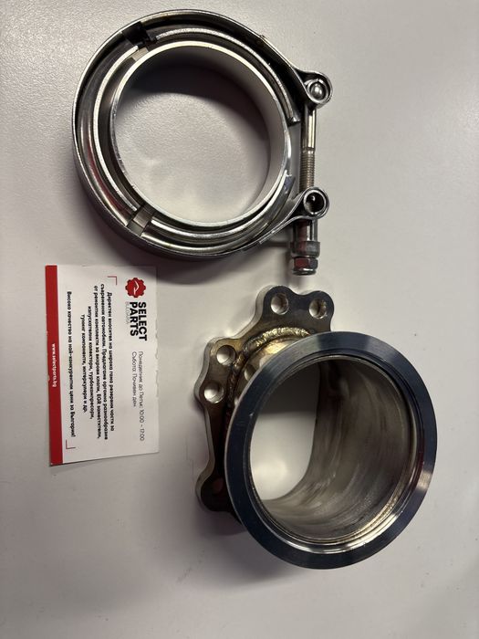 Фланец за турбо downpipe неръждаема стомана T25 T28 GT25 GT28 8 болта 3" V-Band INTAVB