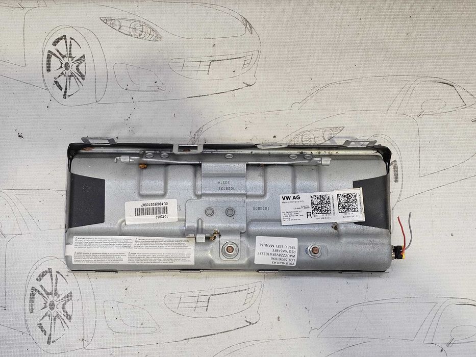 Airbag genunchi sofer Audi A3 8V 2015 1.6 TDI Cod OEM: 8V2880841C (5F3)