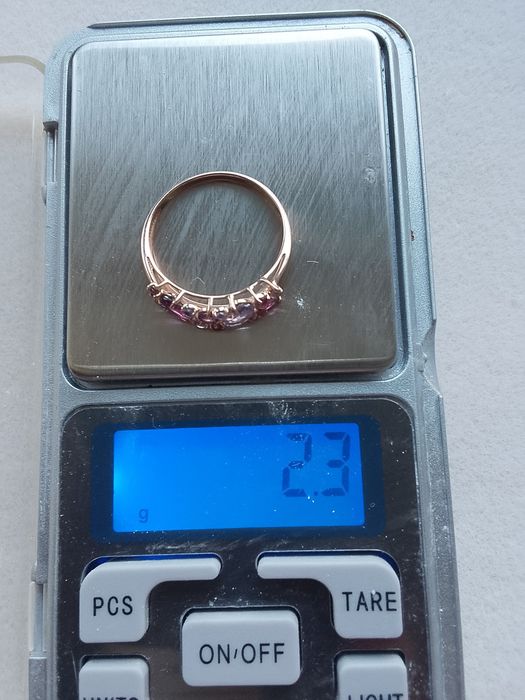 Кольцо 585*аметист 20р.