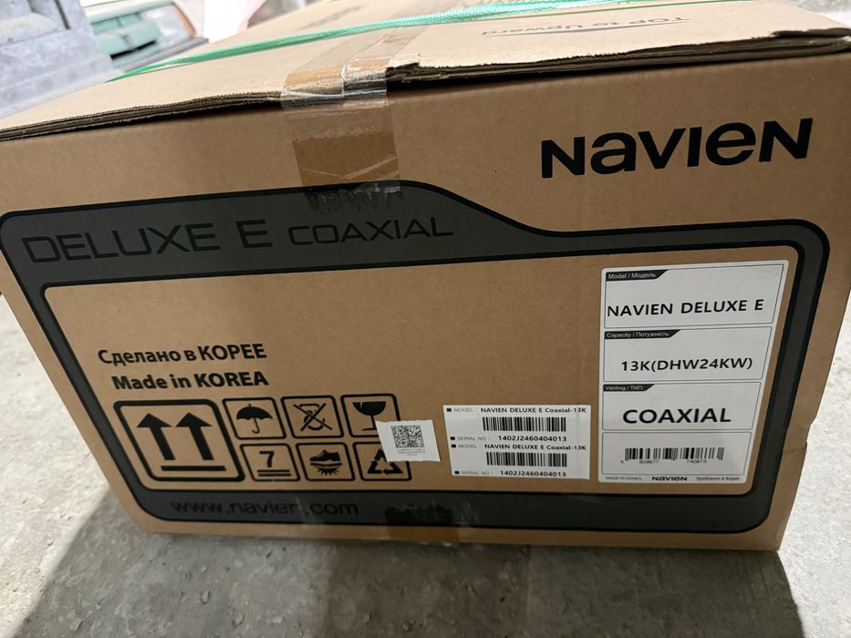 Продам двухконтурный котел Navien Deluxe E (DHW24KW)