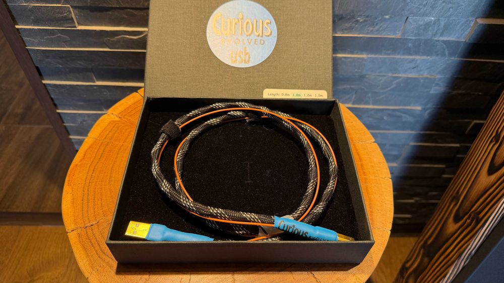 Curious Evolved USB A-B 1 m – cablu USB audio High-End – stare impecabilă
