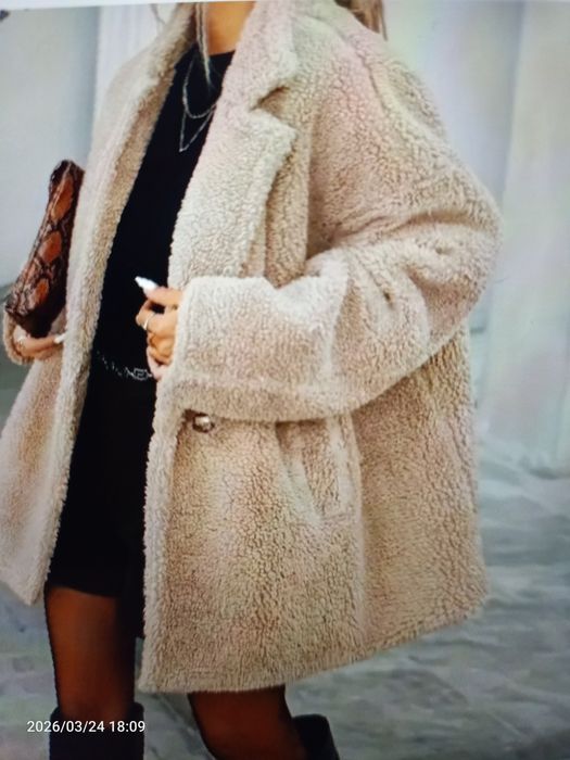 Меховое пальто новое