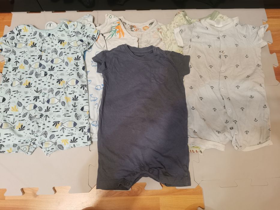 Lot 6 salopete bebelusi de vara mărimea 80