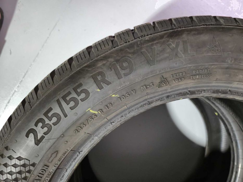 2 Anvelope M+S IARNA - 235/55/19 105V - Continental Winter Contact TS870P - Stare F BUNA - DOT 2022 !