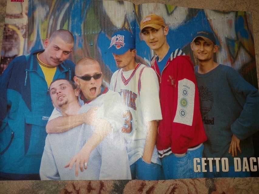 Poster hip hop din revista Bravo anii 90 Getto Dacii