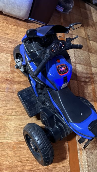 Электро Мотоцикл детский синий