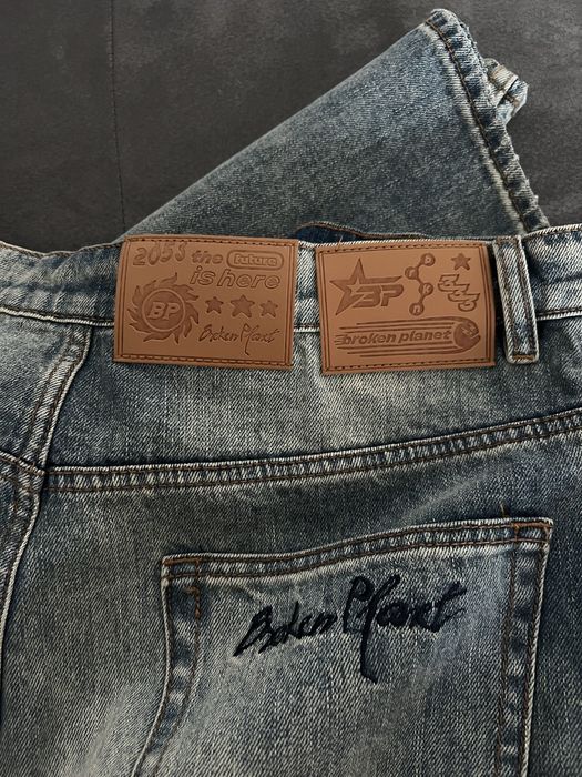 Broken planet denim
