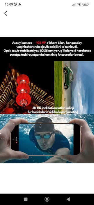 Yangi Honor X9b 5G, AMOLED ekran, 8300 mAh, 108MP kamera 1 yil kafolat