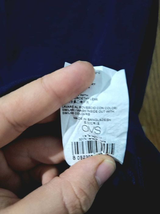 Bluză albastră cu mânecă până la cot mărimea S/M