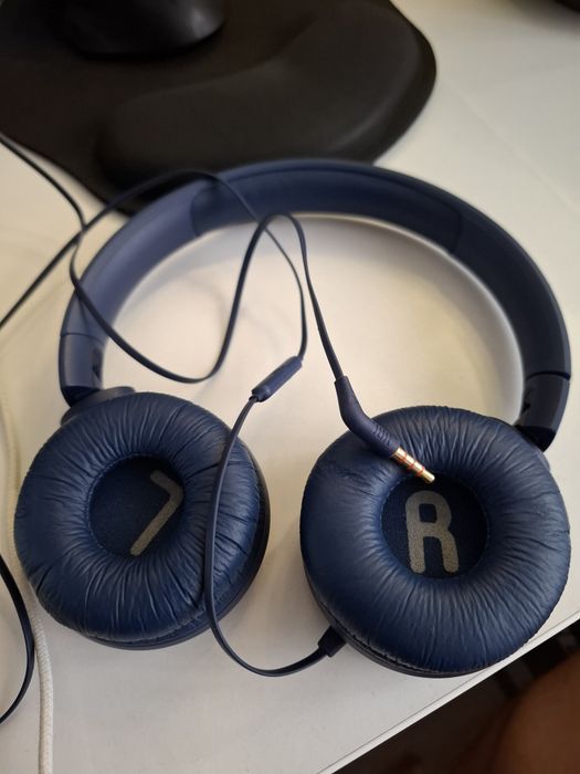 Căști On-Ear JBL Tune 510 (Cu fir), Albastru – Stare excelentă