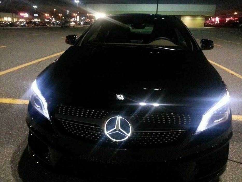 Emblema Logo Semn Led Iluminata Luminoasa  Mercedes A B C E CLA Class