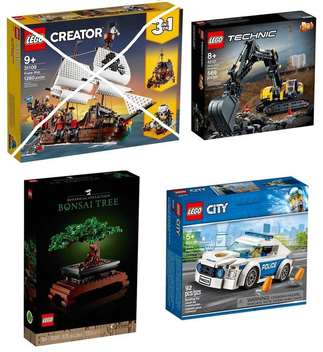 Lego [asamblate] originale, pret mic (manuale sigilate)