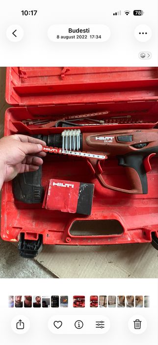 PiTol de batut cuie Hilti