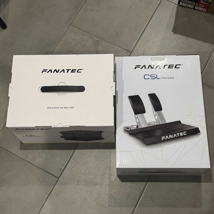 Fanatec CSL DD 8Nm + McLaren GT3 V2 (Метален QR2) + CSL Pedals + Стойка за бюро