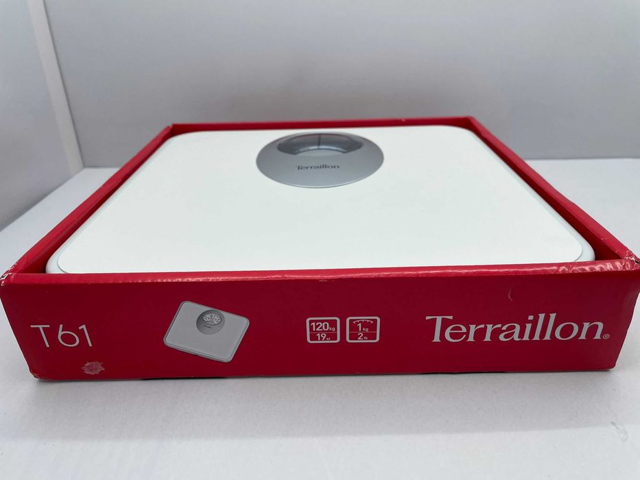 Cantar corporal 120 kg, alb, Terraillon, T61