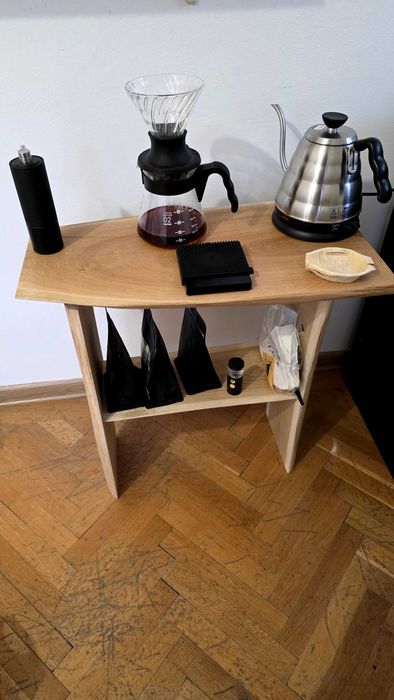 Masa preparare cafea