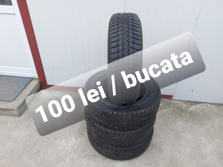 100 lei bucata! Set anvelope M+S/IARNA 195 65 16 Falken