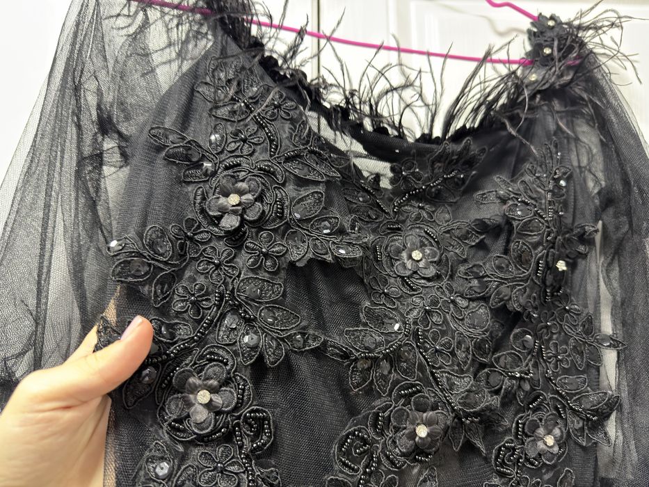 Платье вечернее черное