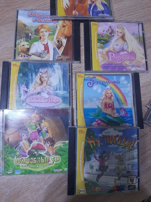 Продам детские игровые диски на компьютер