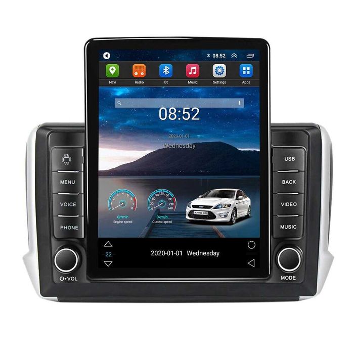 Navigatie Peugeot 208 sau 2008 din 2012 - 2020 TESLA 9.7 inch 4GB RAM