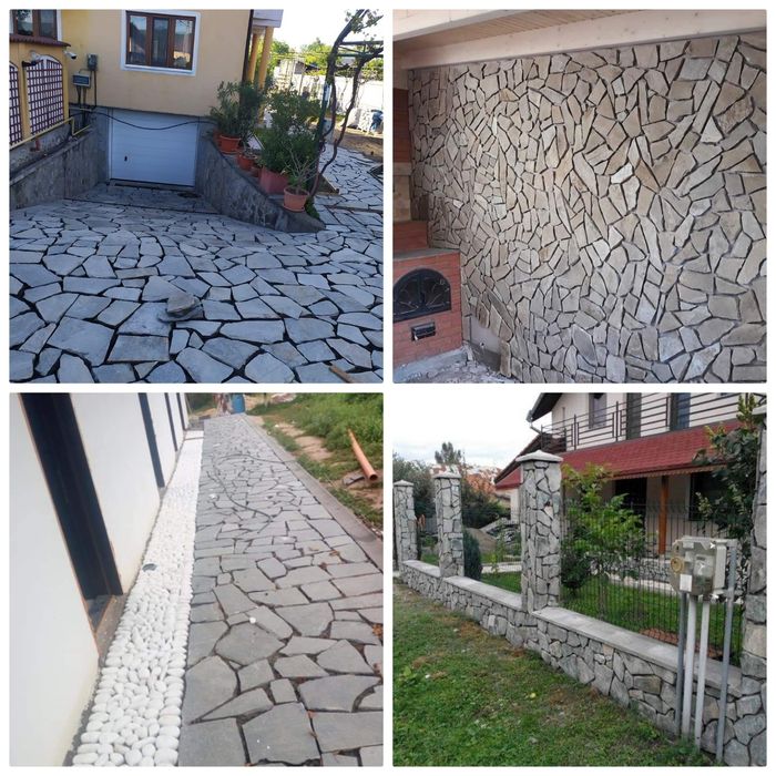 Piatra naturala Pavaj - Placat Grecia depozit pietricele decorative