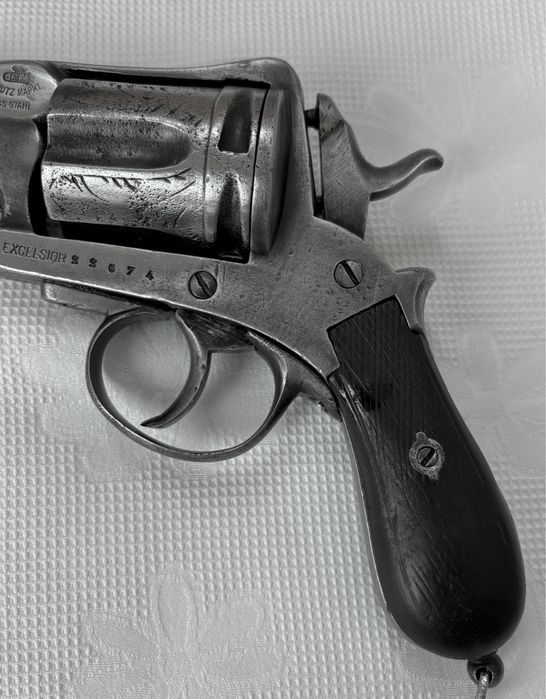 Австрийски револвер Гасер 1873 г. рядък модел, колекция оръжие, пищов
