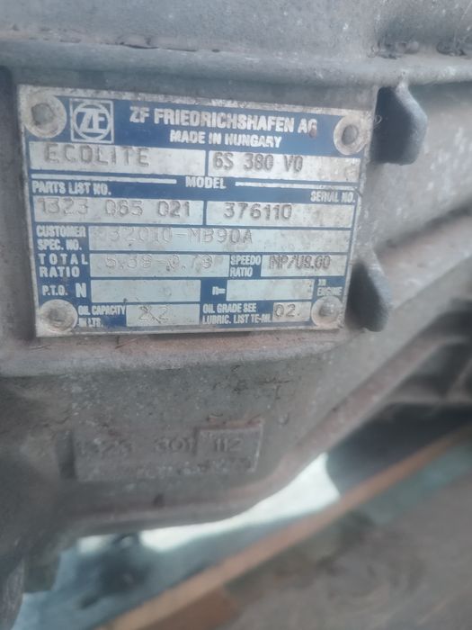 6 степенна Скоростна кутия за ren продава се до края на седмицатаault max city и nissan cabstar