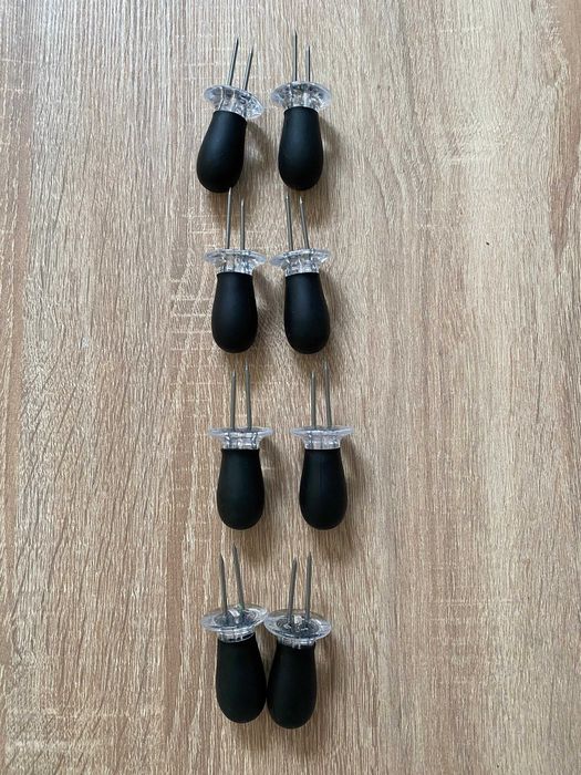 Țepuse / Suporturi porumb fiert – set 8 bucăți (4 perechi)