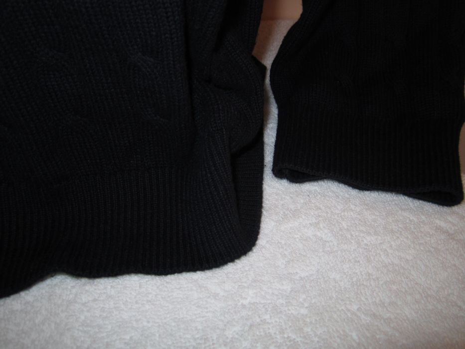 НОВ луксозен тъмно син яхтаджийски шпиц пуловер ANDREW JAMES размер XL