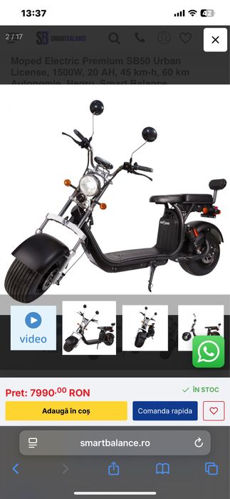 Vand Scuter Electric Smart Balance