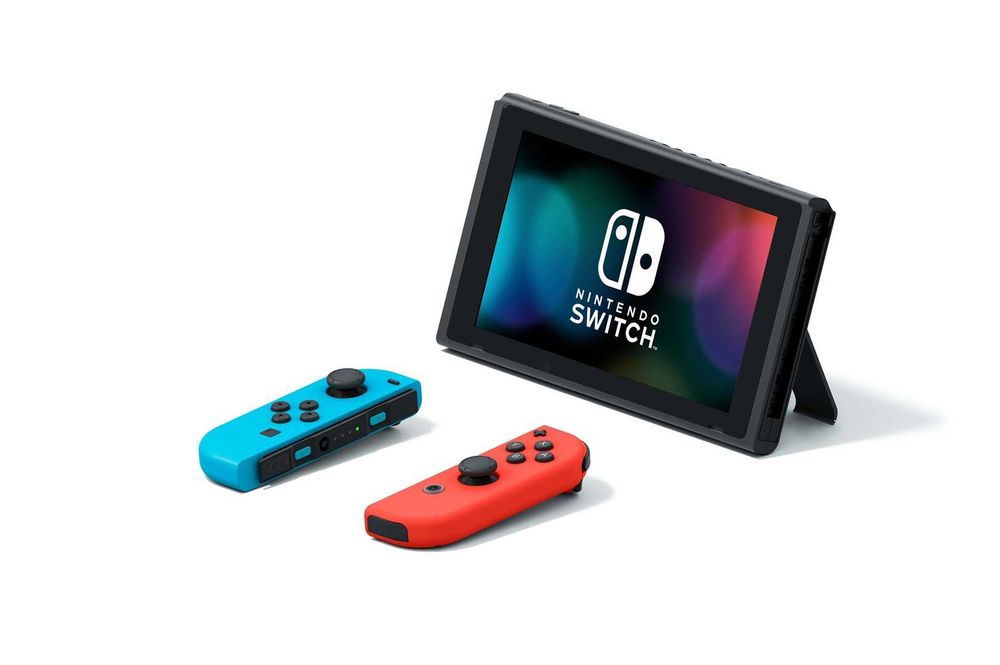 Nintendo Switch V2 - Neon Red / Blue