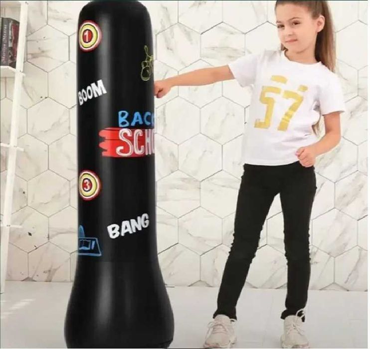 Надувная боксерская груша напольная