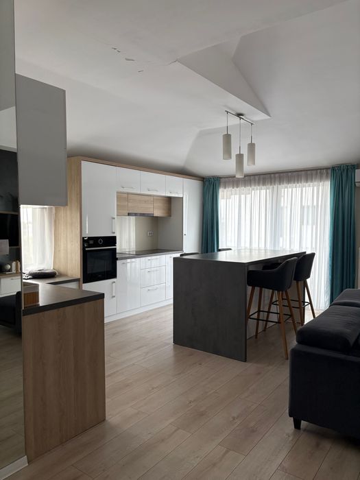 Apartament modern 58 mp + terasă 9 mp | Living 40 mp foarte luminos | Parcare privată  | Proprietate privatā
