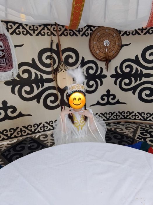 Национальное казахское платье девочке