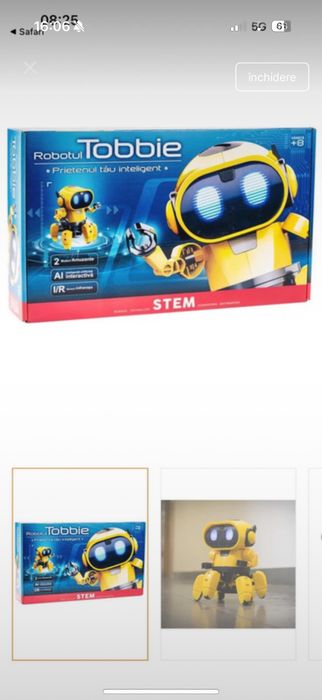 robot tobbie nou in cutie