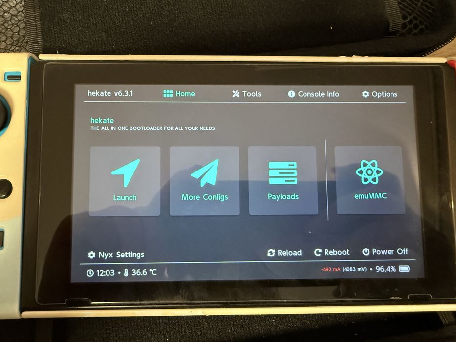 Nintendo Switch V1 128GB Hekate EmuMMC