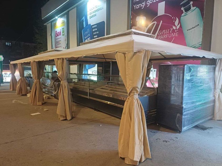 Садовый шатер с москитной сеткой 3×6, 4×6