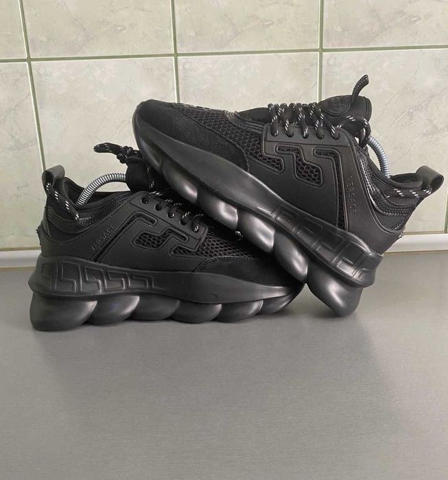 Adidasi Versace Full Black (Livrare cu verificare)