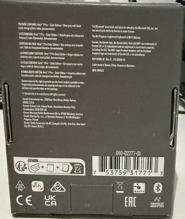 Garmin Fenix 7 Pro Solar – Nou