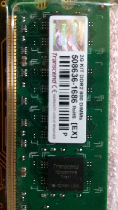 Продаётся память Transcend 2GB DDR2 800 для настольного ПК