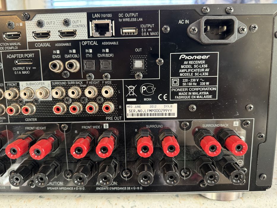 Pioneer SC-LX56 Resiver