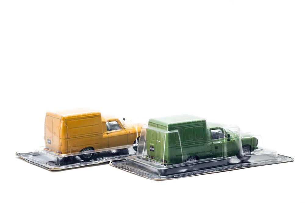 Игрушечные модели машин Москвич-403, Москвич-2734, ИЖ-2715, ДеАгостини