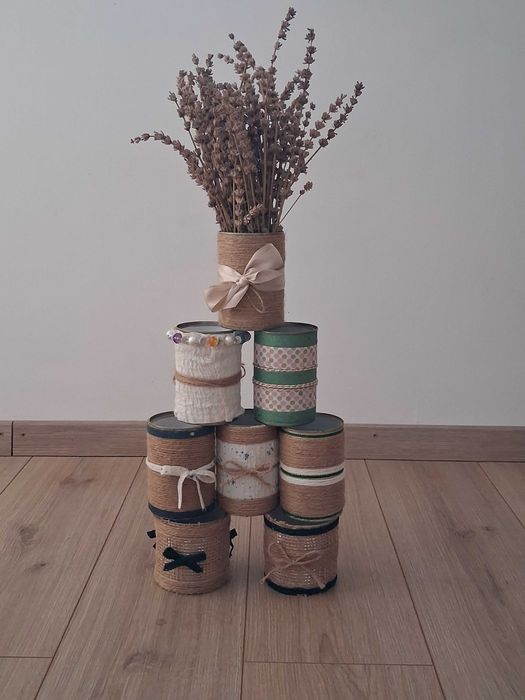 Decoratiuni Handnmade Din Sticla Metal Iuta Pentru Casa  Curte Gradina