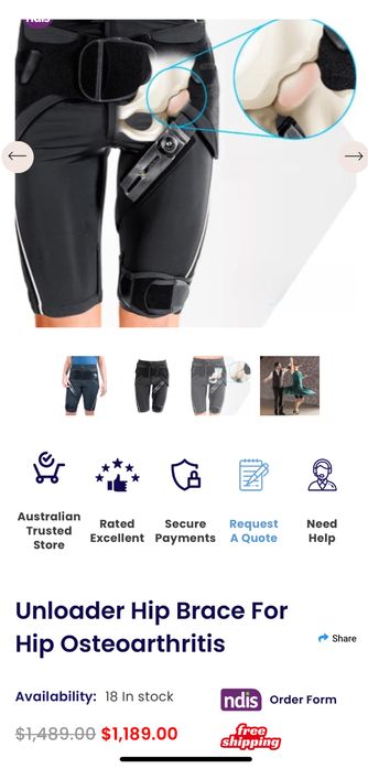 Orteza sold Ossur xl