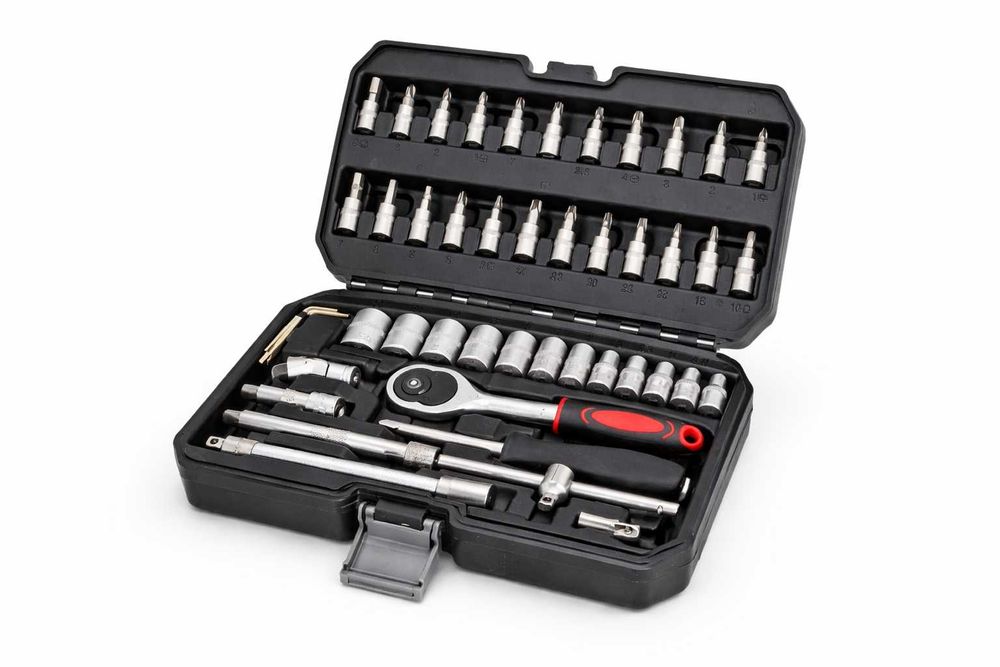 Set Chei Tubulare 46 Piese Royal Kraft – Profesional, Compact, Complet